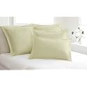 remium Hotel Quality 4 Piece Pillow Shams 100% Egyptian Cotton 550 Thread Count Pattern Solid (King, Ivory)(17 * 27)