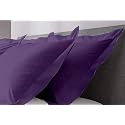 remium Hotel Quality 4 Piece Pillow Shams 100% Egyptian Cotton 550 Thread Count Pattern Solid (King, Lavender)(17 * 27)
