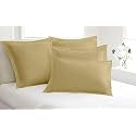 remium Hotel Quality 4 Piece Pillow Shams 100% Egyptian Cotton 550 Thread Count Pattern Solid (King, Taupe)(17 * 27)