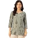 Elegant Printed Short Kurti Soft Cotton