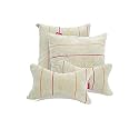 Elegant Polyester Suede Cu10 Beige Car Seat Neck Rest Pillow And Cushions (Set Of 4)