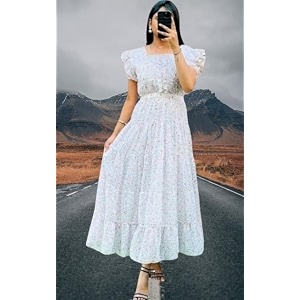 Elegant Womens Georgette A-Line DressSS