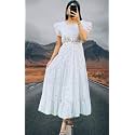 Elegant Women39s Georgette A-Line DressSS