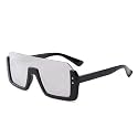 ELEGANTE Fashion Square Unisex Half Rim Sunglass inspired from Shahid Kapoor and Sahil Khan Sunglasses