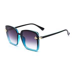 elegante honey bee on lenses butterfly sunglasses for women