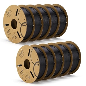 ELEGOO PLA Plus 3D Printer Filament Black