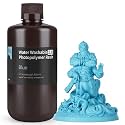 ELEGOO Upgraded Water Washable 3D Printer Resin 2.0, 405nm UV-Curing 3D Resin with Lower Shrinkage and Higher Precision for LCD 3D Printing Blue 1000g