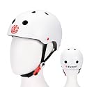 Element Protective Gear Matte White Helmet – Multi-Sport Safety Certified