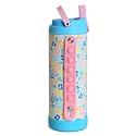 Elemental Iconic 14oz Kids Insulated Water Bottle w/Straw &amp; Pop-It Handle