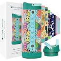 Elemental Iconic 14oz Kids Insulated Water Bottle w/Straw &amp; Pop-It Handle