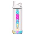 Elemental Iconic 14oz Kids Insulated Water Bottle w/Straw &amp; Pop-It Handle