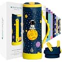 Elemental Iconic 14oz Kids Insulated Water Bottle w/Straw &amp; Pop-It Handle