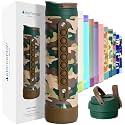 Elemental Iconic 20oz Kids Insulated Water Bottle w/Straw &amp; Pop-It Handle