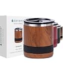 Elemental Recess Lowball 10oz Stainless Steel Tumbler Whiskey Glass w/Lid