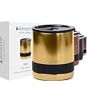 Elemental Recess Lowball 10oz Stainless Steel Tumbler Whiskey Glass w/Lid