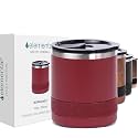 Elemental Recess Lowball 10oz Stainless Steel Tumbler Whiskey Glass w/Lid