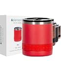 Elemental Recess Lowball 10oz Stainless Steel Tumbler Whiskey Glass w/Lid