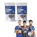Elemnt Dr. Active Epsom Salt for Pain Relief &amp; Muscle Recovery - Bengaluru FC Edition | 100% Magnesium Sulfate with Camphor | Epsom Bath Salt for Foot, Cramps, Leg Pain relief | 400 gm