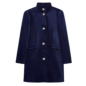 Elendra jeans Womens Premium Velvet Long Coat