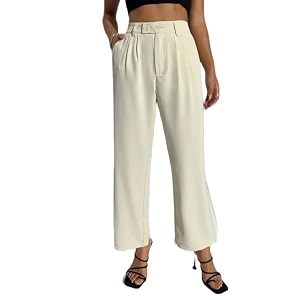 Elendra Women Cotton - Trousers Pant Wide