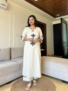 ELEPANTS Women Kurti Palazzo Set