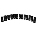 Elephant 3/4 Inch Square Drive Deep Impact Socket Set | 6-Point | 90 mm Length | Set of 14
