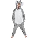 Elephant Onesie Kids Costume Girls One Piece Pajamas for Halloween
