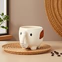 Elephant Shaped Ceramic Coffee Mug Cute