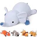 Elephant Weighted Stuffed Animals, 4.2lbs Elephant Plush Pillow 24in