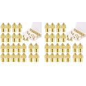 ELEPHANTBOAT 22 Pcs Multi-Size 3D Printer Nozzle, MK8 Brass, 1.75mm