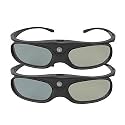 ELEPHAS DLP Link 3D Glasses, 144Hz Active Shutter for DLP Projector, 2 Pack