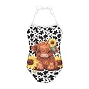 ELEQIN Cartoon Animal Cute Girls One Piece Swimsuit Adjustable Swimwear for 3Y-10Y
