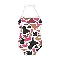 ELEQIN Cartoon Animal Cute Girls One Piece Swimsuit Adjustable Swimwear for 3Y-10Y