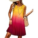 elescat Women39s Summer Dresses Casual Sleeveless Loose