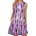 elescat Women39s Summer Dresses Casual Sleeveless Loose