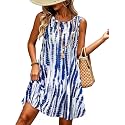 elescat Women39s Summer Dresses Casual Sleeveless Loose