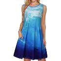 elescat Women39s Summer Dresses Casual Sleeveless Loose