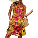 elescat Women39s Summer Dresses Casual Sleeveless Loose