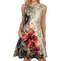 elescat Women39s Summer Dresses Casual Sleeveless Loose