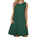 elescat Women39s Summer Dresses Casual Sleeveless Loose