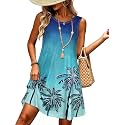 elescat Women39s Summer Dresses Casual Sleeveless Loose