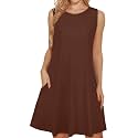 elescat Women39s Summer Dresses Casual Sleeveless Loose