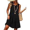 elescat Women39s Summer Dresses Casual Sleeveless Loose