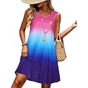 elescat Women39s Summer Dresses Casual Sleeveless Loose