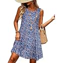 elescat Women39s Summer Dresses Casual Sleeveless Loose