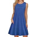 elescat Women39s Summer Dresses Casual Sleeveless Loose
