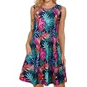 elescat Women39s Summer Dresses Casual Sleeveless Loose