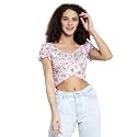 ELEVANTO Women39s Latest Ruffle Stylish Short Sleeve