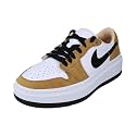 Elevate Low Womens Trainers - Golden Harvest Black White by Nike