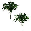 fancymart Artificial Rubber Plant Set of 2 (30cm) - Lifelike Greenery for Stylish Home &amp; Office Decor, Low-Maintenance,Eco-Friendly Design